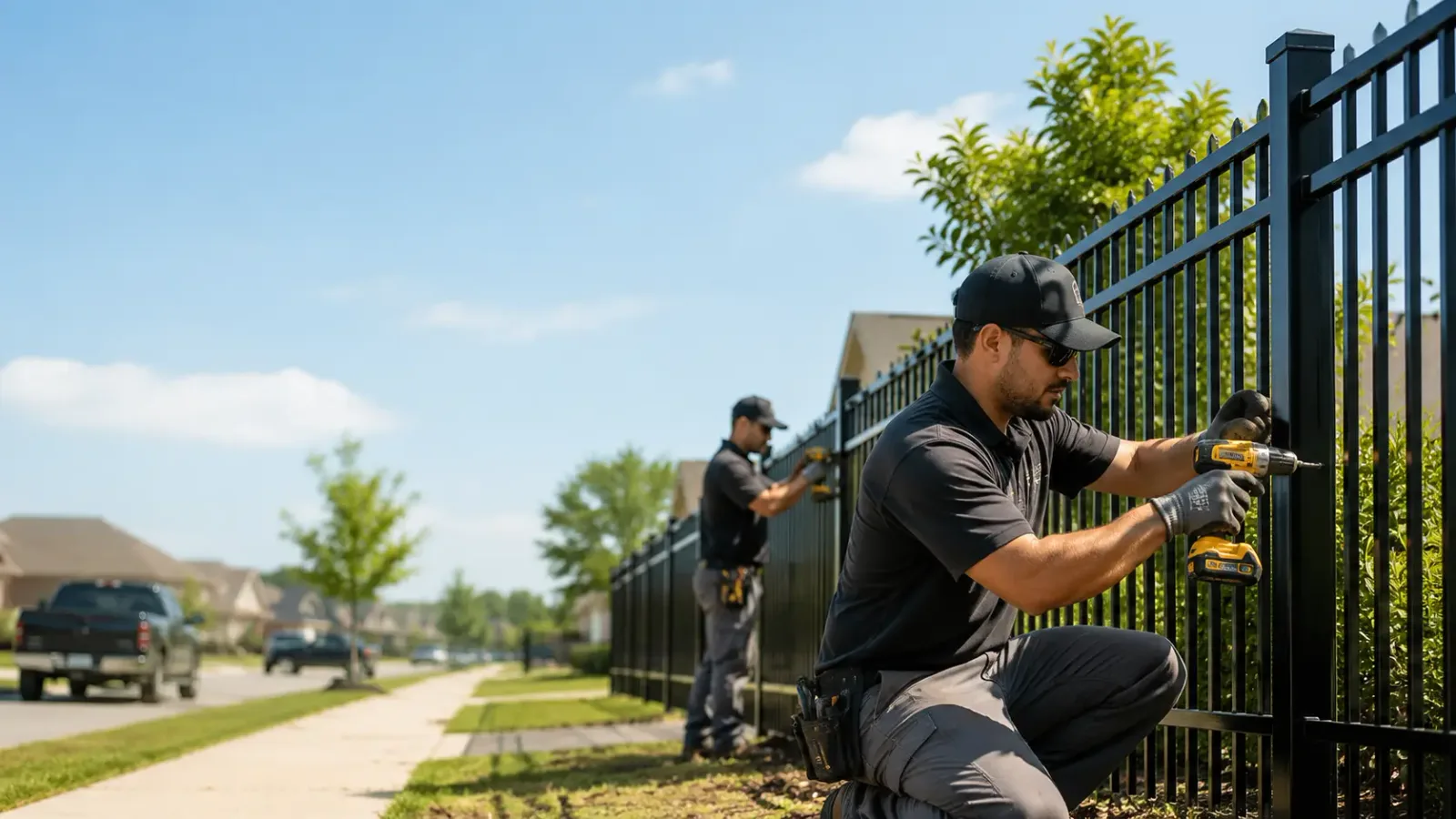 Metal Fence Installation in Pleasant Shade, TN